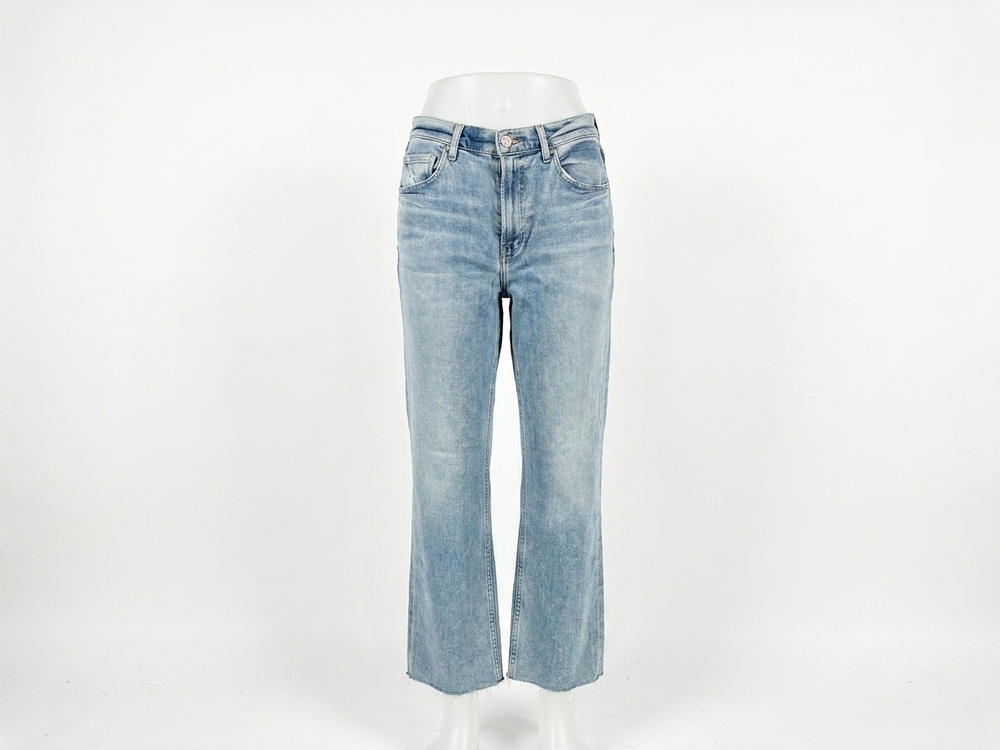 NEW AGOLDE women's isola cropped boot jean in lyric